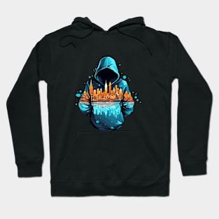 Mistery Shadow Hacker Gamer Urbain City Life Hoodie